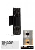 OUTDOOR WALL LIGHT (L1-WA307-BK)