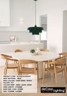 MODERN DESIGNER PENDANT (N1-P32154-GN+WH)