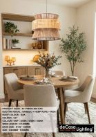 BAMBOO PENDANT LIGHT (N1-P58993-400-OAK)