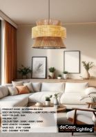 BAMBOO PENDANT LIGHT (N1-P58994-500-OAK)