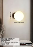 MODERN WALL LIGHT (LY-981-W-BK-D150) MODERN WALL LIGHT (LY-981-W-BK-D150)