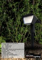 MODERN SOLAR SPIKE LIGHT (C7-SL-T-C203-BK-WW)
