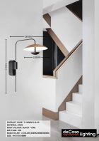NORDIC LED WALL LIGHT - (T1-W0608-310-3C) NORDIC LED WALL LIGHT - (T1-W0608-310-3C)