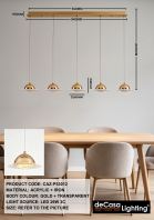 MODERN 5 IN 1 PENDANT LIGHT(CAZ-P53012) MODERN 5 IN 1 PENDANT LIGHT(CAZ-P53012)