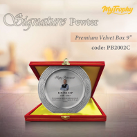 MyUniform Pewter Tray Series Premium Velvet Box 9"