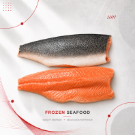 Filet Salmon Sejuk Beku (Trim C)