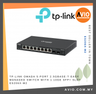 TP-LINK Omada 5-Port 2.5GBASE-T Easy Managed Switch with 1 10GE SFP+ Slot ES206X-M2
