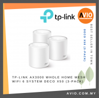 TP-LINK AX3000 Whole Home Mesh WiFi 6 System Deco X50 (3-pack)