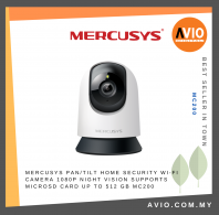 MERCUSYS Pan/Tilt Home Security Wi-Fi Camera 1080p Night Vision Supports microSD card up to 512 GB MC200