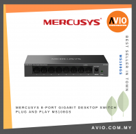 MERCUSYS 8-Port Gigabit Desktop Switch Plug and Play MS108GS