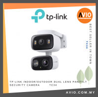 TP-LINK Indoor/Outdoor Dual Lens Pan/Tilt Security Camera TC34 