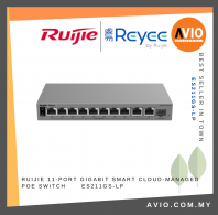 RUIJIE 11-Port Gigabit Smart Cloud-Managed PoE Switch ES211GS-LP 