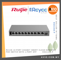 RUIJIE 10-Port Gigabit Smart Cloud-Managed PoE Switch with 1-Port SFP  ES211GS-P