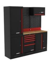 KEN5951523W - Cromwell Kennedy Pro Workstation / Modular 2 Base Cabinet + 1 Side Cabinet -L1956 mm