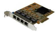 ST1000SPEX43 - StarTech.com 4 Port PCIe RJ45 Network Card, 1000Mbps ST1000SPEX43 - StarTech.com 4 Port PCIe RJ45 Network Card, 1000Mbps