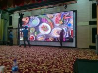 W6.08M x H2.72M P3.07 Indoor LED Display Board (Full Colour) 