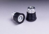 3M 77724 Medium Black Roloc TS and TSM Disc Pad   1 in DIA   1/4   20 Internal Thread Attachment