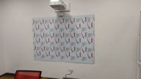 Custom Made Polypropylene Meeting Room Projector Whiteboard   Durable & Versatile Presentation Board