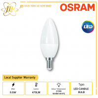 OSRAM LED STAR CLB40 5.5W E14 2700K WARM WHITE LED CANDLE FROSTED BULB