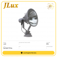 JLUX TG7 MARINE OFFSHORE SPOTLIGHT FITTING ONLY IP55 E40 GYZ450 SELF-BALLAST MERCURY BULB 450W 11,000LM