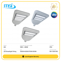 MSI LMST V1 LED STREETLIGHT FITTING 240V IP66 [50W/100W/150W/200W] [3000K/4000K/5700K/6500K] [50,000/100,000HOURS]