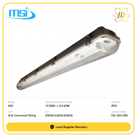 MSI MAC ANTI-CORROSIVE FITTING 240V IP65 [1X20W/1X40W/2X20W/2X40W] [3000K/4000K/6500K] [15,000/30,000/50,000HOURS] [2FEET/4FEET]