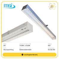 MSI MWG WIRE GUARD FITTING 240V IP20 [1X20W/1X40W/2X20W/2X40W] [3000K/4000K/6500K] [15,000/30,000/50,000HOURS]