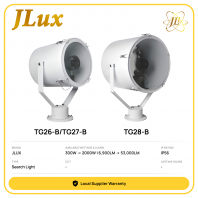 JLUX MARINE OFFSHORE SEARCH LIGHT 220V IP56 [300W/500W/1000W/2000W] [6,900LM/12,500LM/23,000LM/53,000LM] [TG26-B/TG27-B/TG28-B] [GY9.5/GY16]