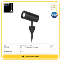 YETPLUS LE0117 OUTDOOR LED SPIKE LIGHT ADJUSTABLE WATTAGE 3W-9W 3CCT 240V 3000K CRI80