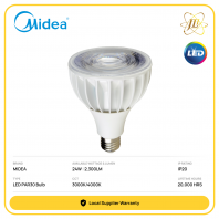MIDEA LED PAR30 BULB 240V 24W 2300LM 20,000HRS IP20 CRI80 [3000K/4000K]