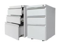 2+1 steel mobile pedestal with ball bearing slide 2+1 steel mobile pedestal with ball bearing slide