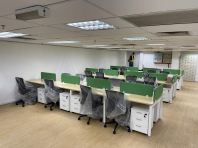 Office workstation rectangular shape with desking system and metal leg Office workstation rectangular shape with desking system and metal leg