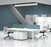 4 pax white series office workstation with desking system 4 pax white series office workstation with desking system
