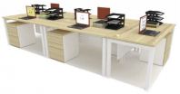 5 pax rectangular table with U metal leg 5 pax rectangular table with U metal leg