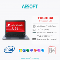 (USED) TOSHIBA Dynabook U63 I7-8TH