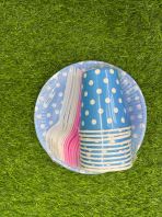 7inch Round Paper Plate & Cup with Fork 10pcs (P-7RPCF) 7inch Round Paper Plate & Cup with Fork 10pcs (P-7RPCF)