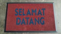 3300 Red with Thick Edging & Blue Wording 'SELAMAT DATANG' 3300 Red with Thick Edging & Blue Wording 'SELAMAT DATANG'