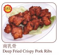 Deep Fried Crispy Pork Ribs