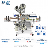 SOLO HERMA BASIC ECOMP Two(2) Sides Labelling Machine with Belt Wrap-around Labelling Machine