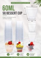 60ML SQUARE DESSERT CUP