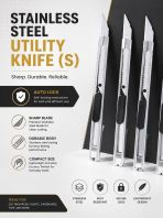 STAINLESS STEEL UTILITY KNIFE(S)