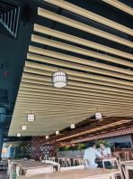 ALUMINIUM BAFFLE CEILING WOODGRAIN