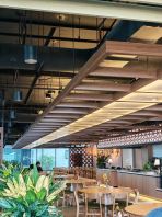 ALUMINIUM BAFFLE CEILING WOODGRAIN