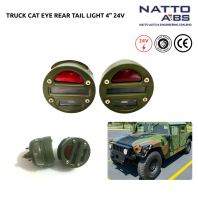 Truck Cat Eye Rear Tail Light 4" (24V)