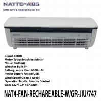 EDON Rechargeable Fan (USB) with Remote Control