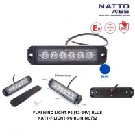 Flashing Light P6 (12-24V) Blue Flashing Light P6 (12-24V) Blue