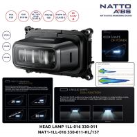 Head Lamp 1LL-016 330-011 (DC 9-32V) Bi-LED Low Beam/High Beam