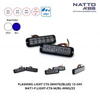 Flashing Light CT6 (White/Blue) 12-24V Flashing Light CT6 (White/Blue) 12-24V