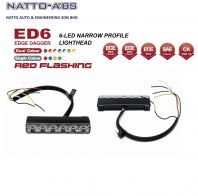 Edge Dagger Lighthead ED6 6-LED Narrow Profile Edge Dagger Lighthead ED6 6-LED Narrow Profile