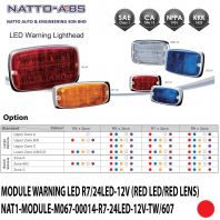 LED Warning Lighthead | Module Warning LED R7/24LED-12V (Red LED/ Red Lens) LED Warning Lighthead | Module Warning LED R7/24LED-12V (Red LED/ Red Lens)